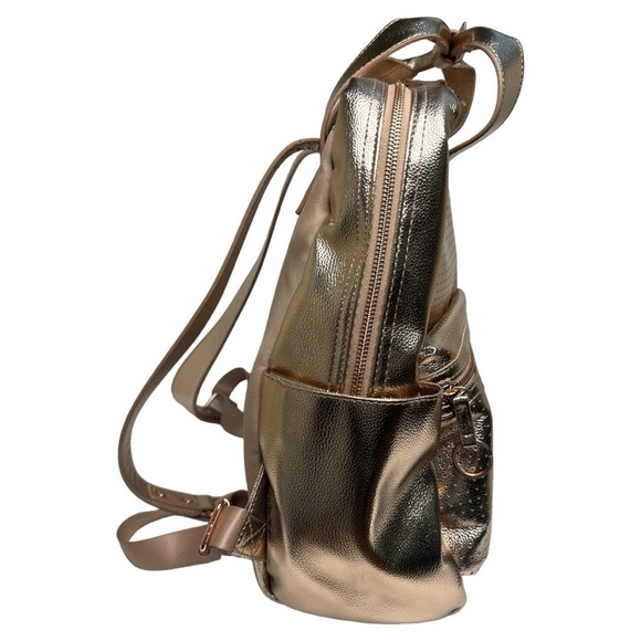 Loungefly Disney Rose Gold Mickey Icon Backpack - Picture 5 of 11